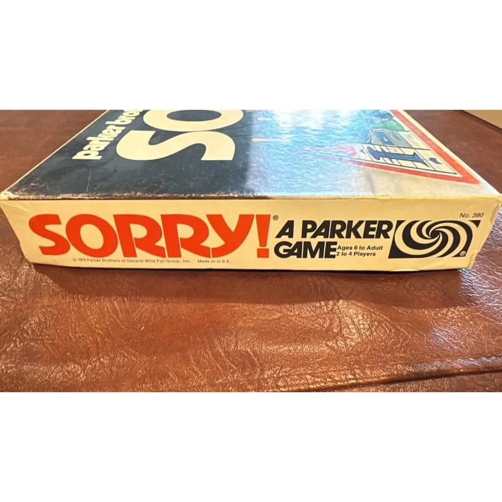 Sorry! 1972 Classic Family Board Game  parker Brothers Vintage